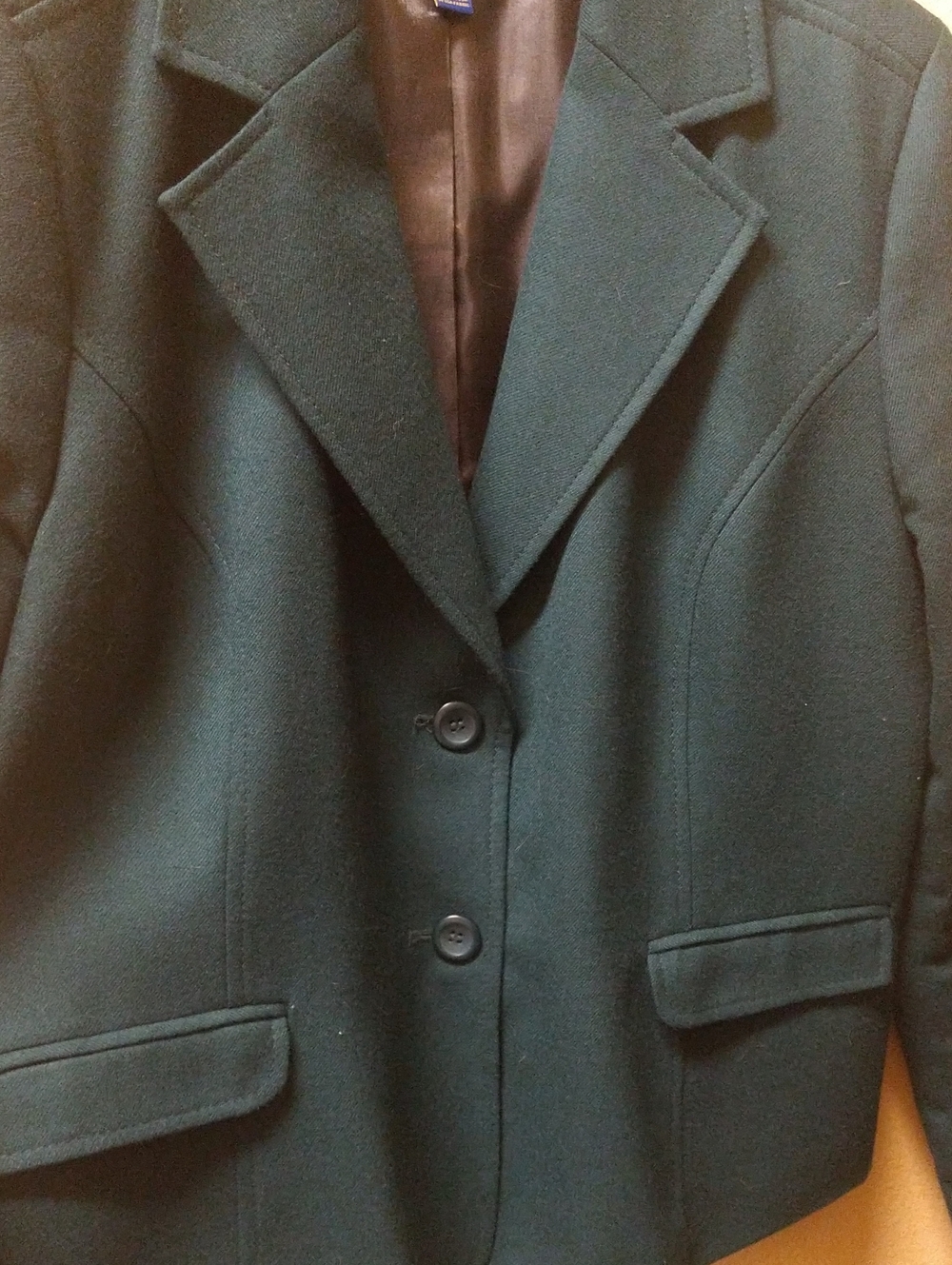 Pendleton Wool Blazer in Forest Green
